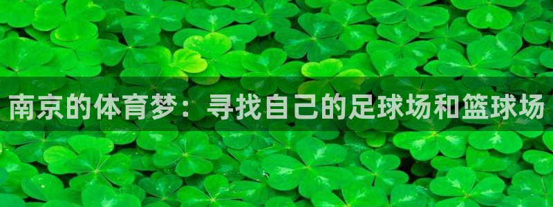 一竞技官方正版app娱乐首页官网下载：南京的体育梦：寻找自己