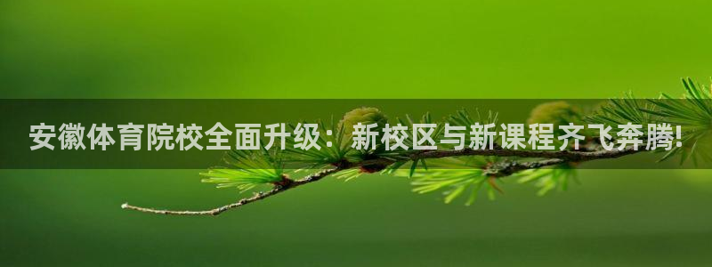一竞技官方正版app科技：安徽体育院校全面升级：新校区与新课